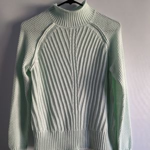Jessica Simpson Mint Green Mock Neck Sweater